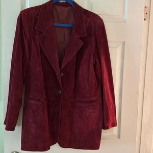 Washable suede jacket